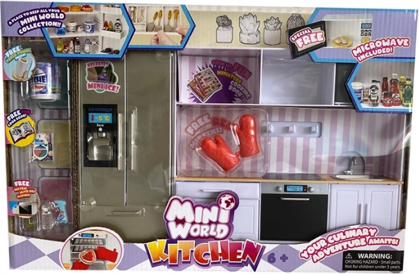 Mini-Küche für Puppen 29 cm