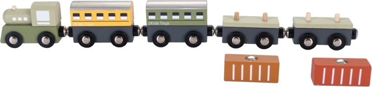 Magnetische Kupplung für einfaches Zusammenbauen
