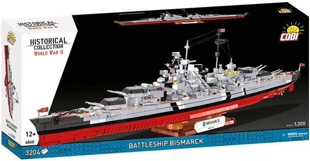 Baubausatz Schlachtschiff BISMARCK 1:300 – 3204 Teile