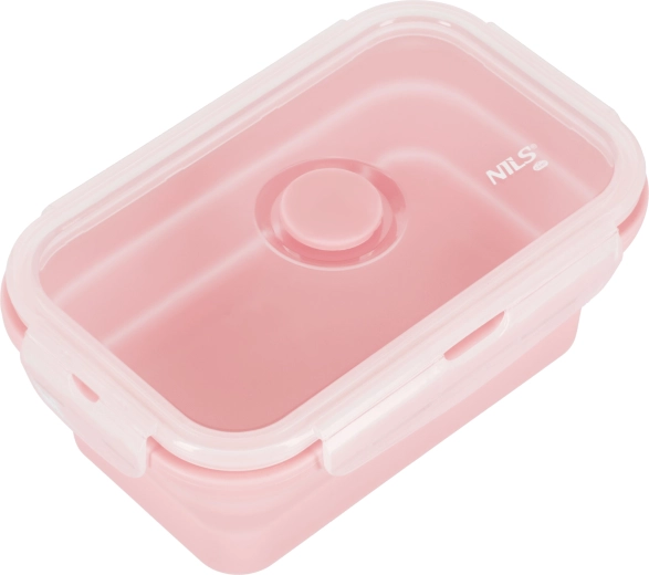 Faltbare Lunchbox 500 ml rosa NILS Camp