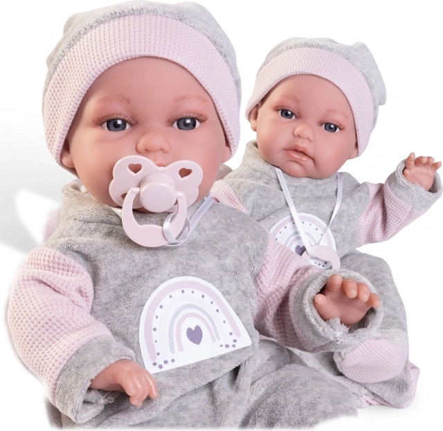 Realistische Babypuppe Antonio Juan mit Bewegungsfunktion und weichem Körper - 34 cm