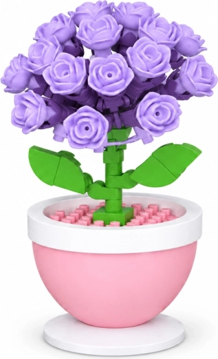 Violette Hortensie als Dekoration