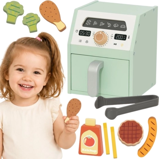 Holz-Heißluftfritteuse von Tooky Toy