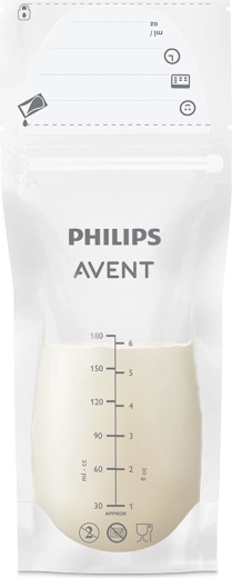 Philips Avent Muttermilchbeutel 180 ml, 25 Stk.