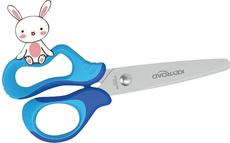 Kinderschere Keyroad Soft 12,5 cm – blau