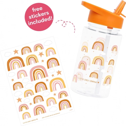 A Little Lovely Company Kinder-Trinkflasche – Regenbogen