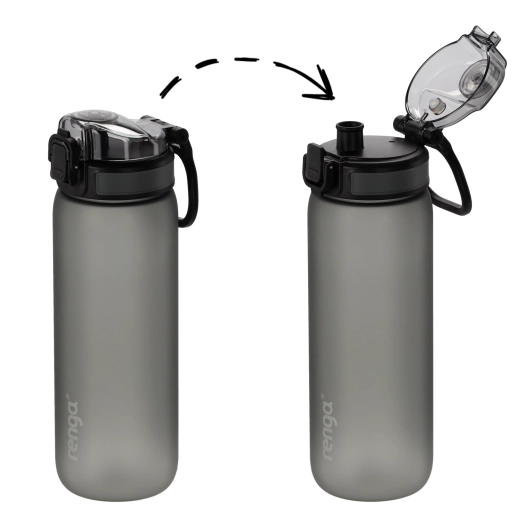 Wasserflasche 630 ml aus Tritan – Farbmix