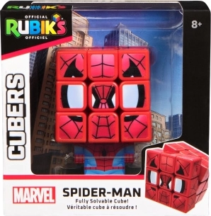Rubik-Würfel 3x3 Spider-Man Cuber mit Ständer