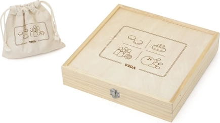Holz-Brettspiel 4 in 1 VIGA