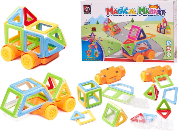 Magnetische Bausteine Magical Magnet - 38 Teile