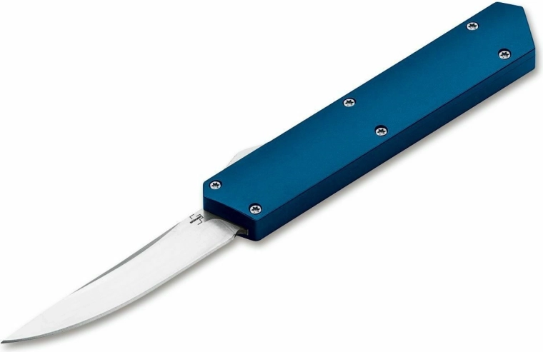 Böker Plus Kwaiken OTF Blue automatisches Messer 8,1 cm, blau