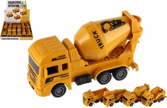 Baukunststoffauto 12 cm mit Rückzugfunktion