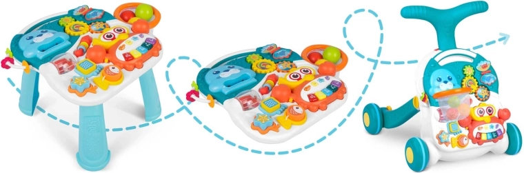 3 in 1: Lauflernhilfe, Tisch und Spielpanel