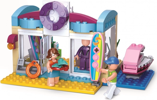 Sluban Girl's Dream Urlaubsshop für Wassersport – Bauset