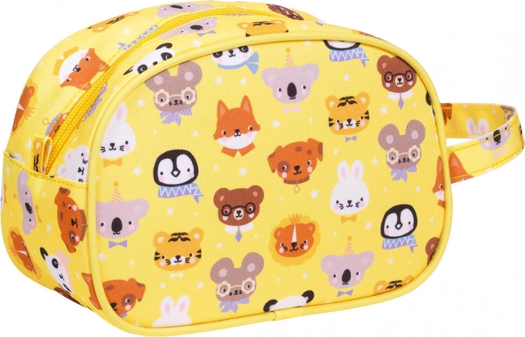 Toilettentasche mit Tierfreund-Motiv von A Little Lovely Company