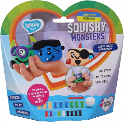 Stelle deine eigenen süßen Schaumstoff-Monster her Set