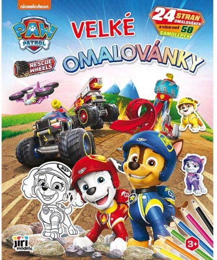 Großes Paw Patrol Malbuch