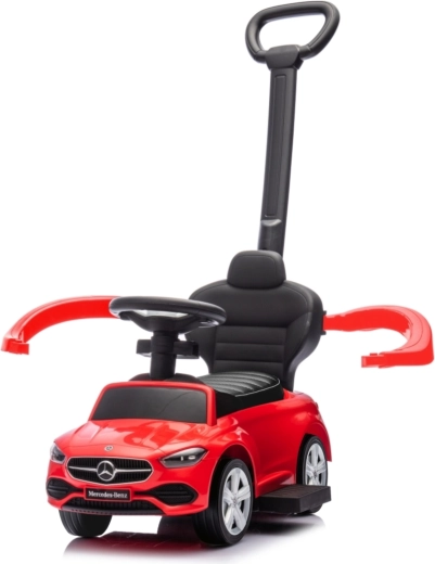 Sichereres Fahren dank Schutzbügeln und Schiebestange