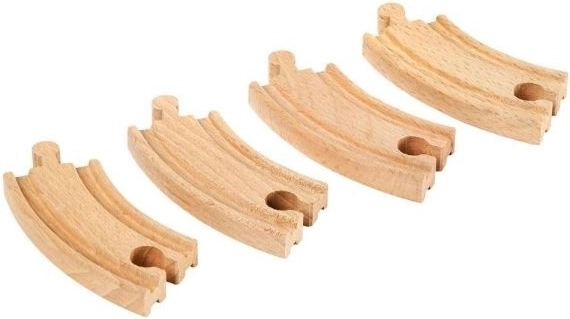 4 kurze gebogene Schienen für variables Bauen