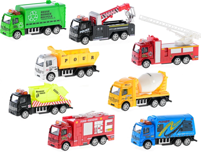 Vielseitiges Set städtischer Dienste