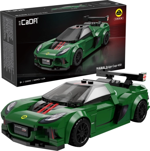 Bausteinset CaDA Rennwagen LOTUS Exige Cup 430 – 319 Teile (Maßstab 1:24)