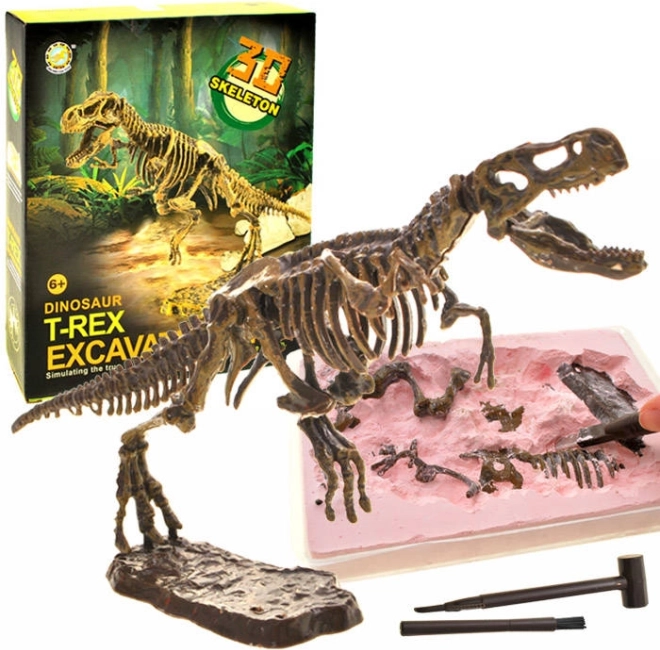 Ausgrabungsset – T‑Rex-Skelett 3D – T‑Rex