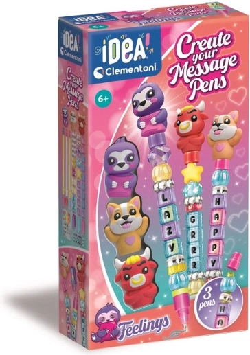 Mini-Fabrik für Stifte mit Botschaften Emotionen – Kreativset