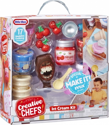 Eiscreme-Set LITTLE TIKES Creative Chefs mit 17 Zubehörteilen