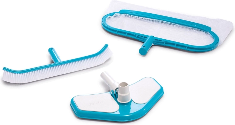 INTEX Pool-Reinigungsset – Kescher, Bürste und Saugkopf