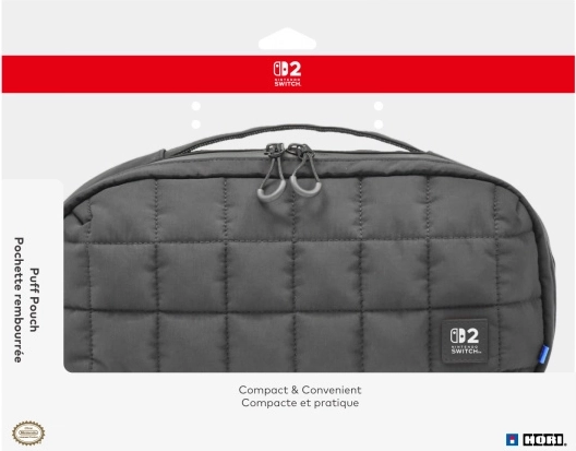 HORI Puff Pouch schwarze Tasche für NINTENDO SWITCH 2