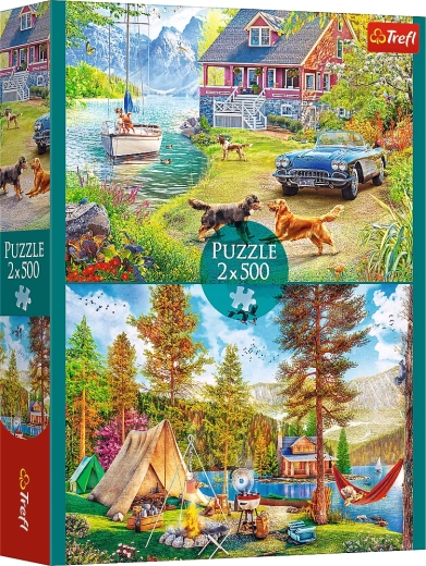Puzzle Sommerentspannung 2x500 Teile