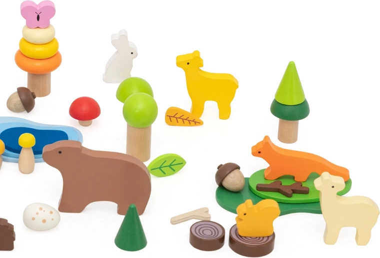 58 Teile für freies Spiel und Fantasie