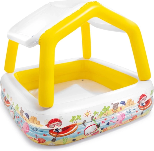 aufblasbares INTEX Kinderbecken mit abnehmbarer Überdachung
