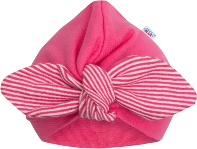 Mädchen-Turbanmütze New Baby For Girls Streifen 80 (9–12 Monate)