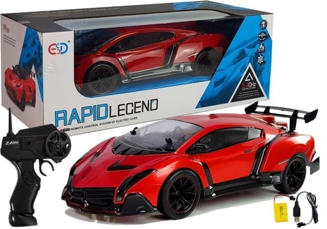 Ferngesteuertes Rennwagen Rot 1:10