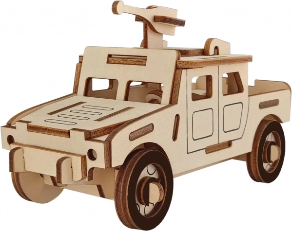Woodcraft 3D Puzzle Holz Militärfahrzeug