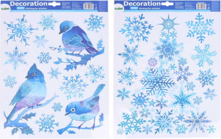 Fenster-Weihnachtsdekoration 41 × 29 cm