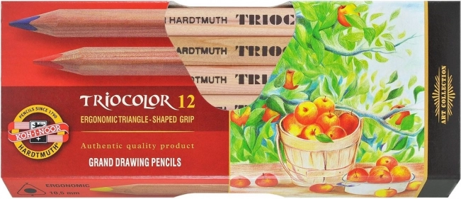 Dreikant-Farbstifte Triocolor 12 Stk. KOH-I-NOOR