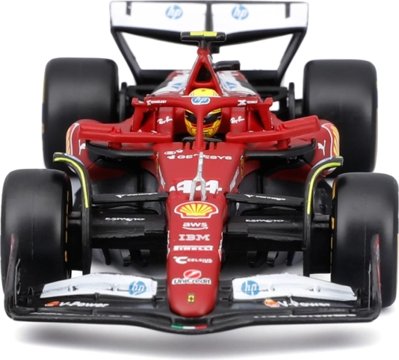 Die-Cast-Ausführung und Fahrer im Cockpit