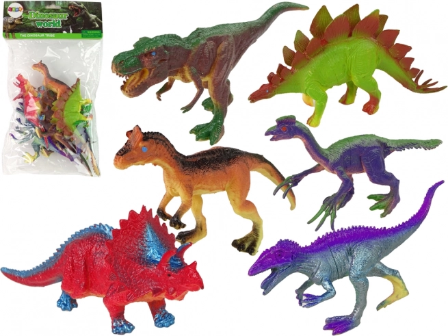 Set bunter Dinosaurier-Figuren (6 Stk.)