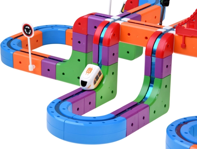 Magnetische Teile für einfaches Bauen
