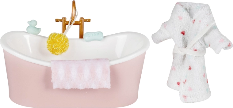 Lundby Badezimmer-Set mit Badewanne für Puppenhaus