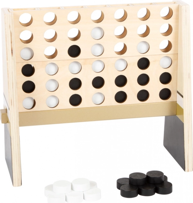 Holzspiel Vier gewinnt Small Foot Gold Edition