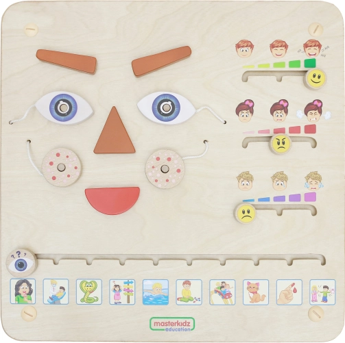 Masterkidz Wand-Lerntafel Wie fühlst du dich? Montessori Emotionslernen