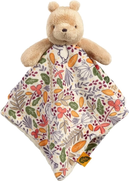 Plüsch-Schmusetuch Winnie Puuh mit gemustertem Stoff