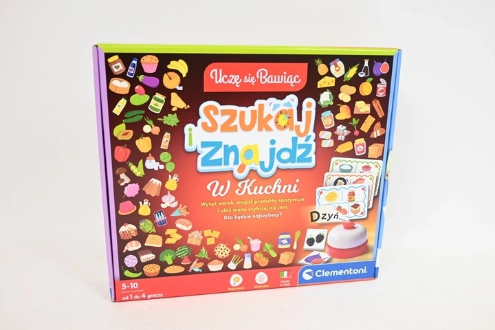 Clementoni Lernen mit Spiel: Schau und finde – Essen