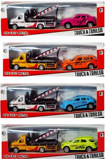 Auto-Abschleppwagen mit Pkw