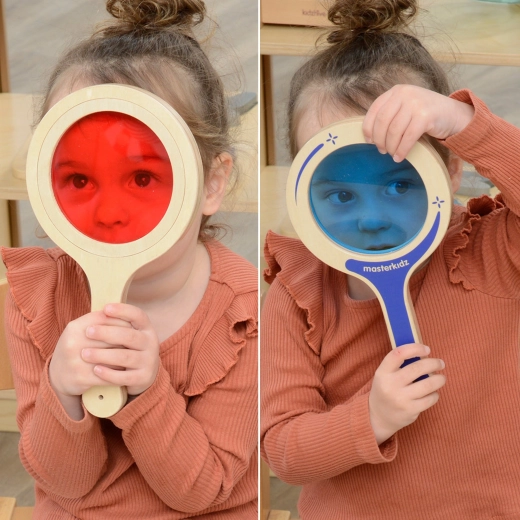 Farblinsen zum Mischen von Farben