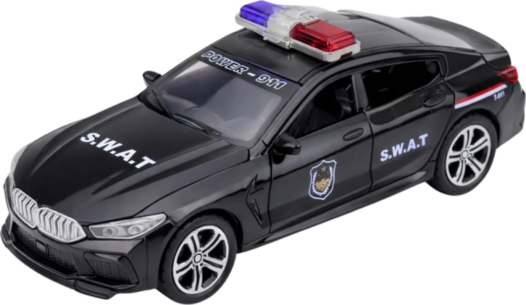 Blinkendes Blaulicht und realistische Sounds