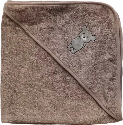 Petú Petú Baby-Kapuzenhandtuch Teddy